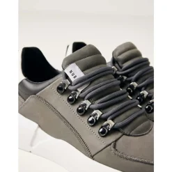 Heren Nubikk Sneakers^Roque Roman Dark Grey Combi Sneakers