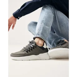 Heren Nubikk Sneakers^Roque Roman Dark Grey Combi Sneakers