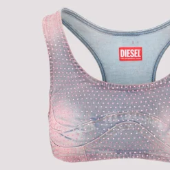 Diesel Roze & Paarse Denim Top