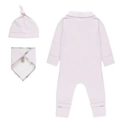 Burberry Babykatoenen Driedelig Set