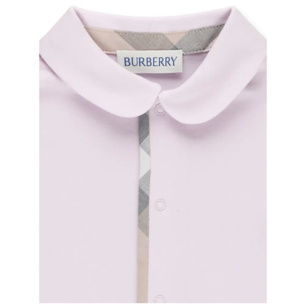 Burberry Babykatoenen Driedelig Set