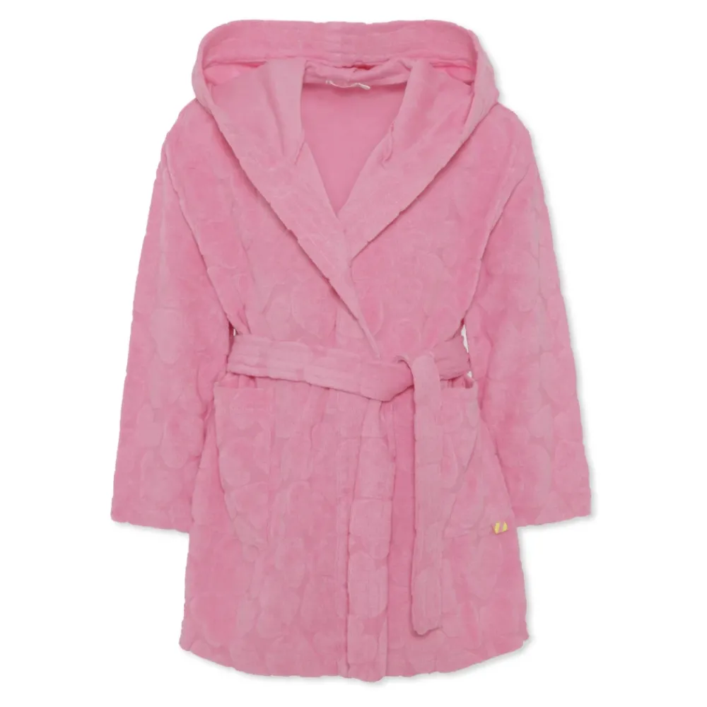 Billieblush badjas met terry hartjes