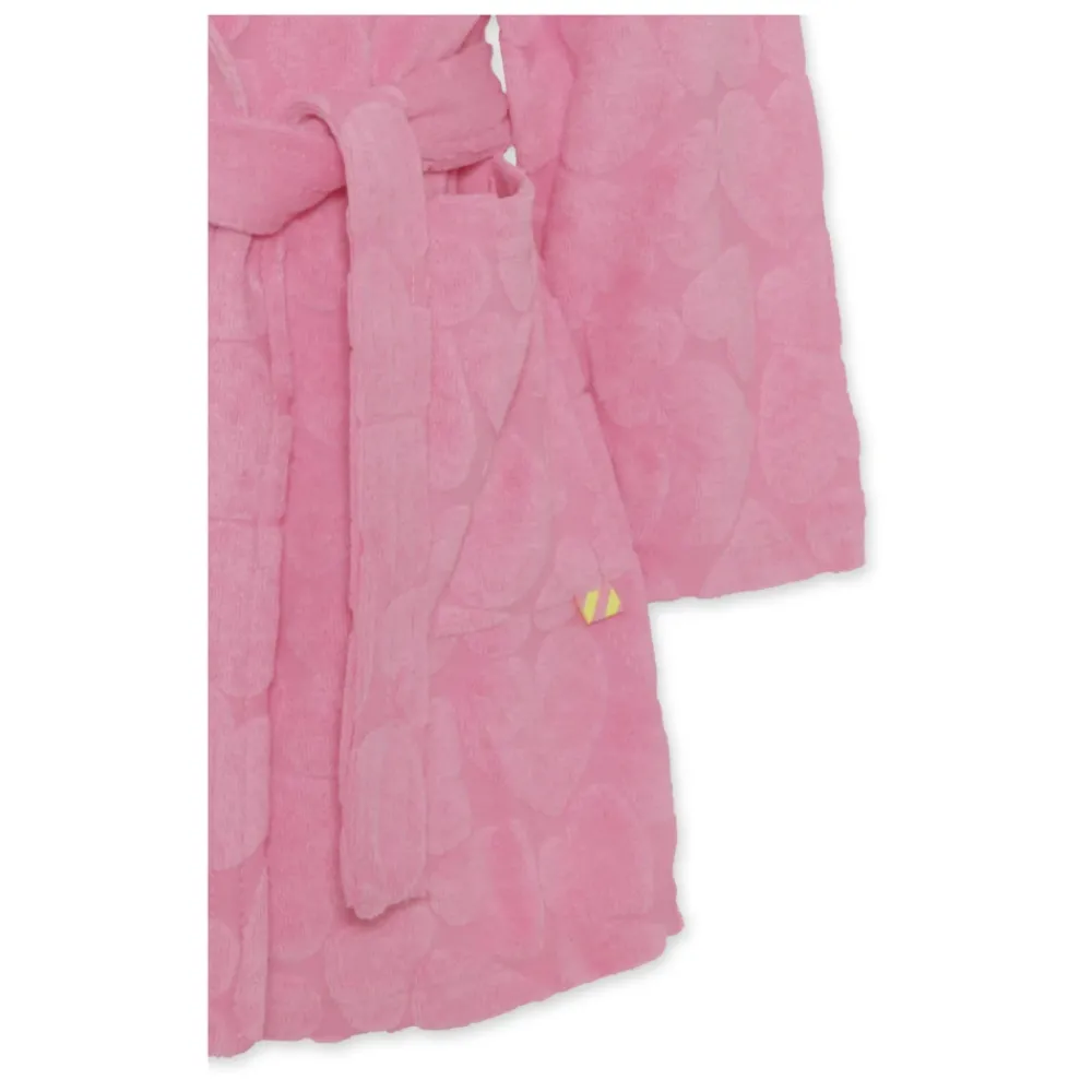 Billieblush badjas met terry hartjes