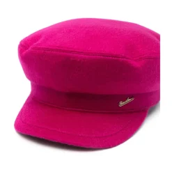 DAMES Borsalino Hoeden^Kasjmier Platte Kroon Hoed