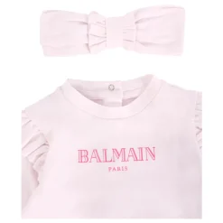 Balmain Katoenen Babygrow Rompers Set