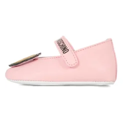 Moschino Ballerina'S^Leren Ballerina's met Teddybeer Patch