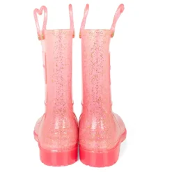 Billieblush lurex regenlaarzen met hartdetail