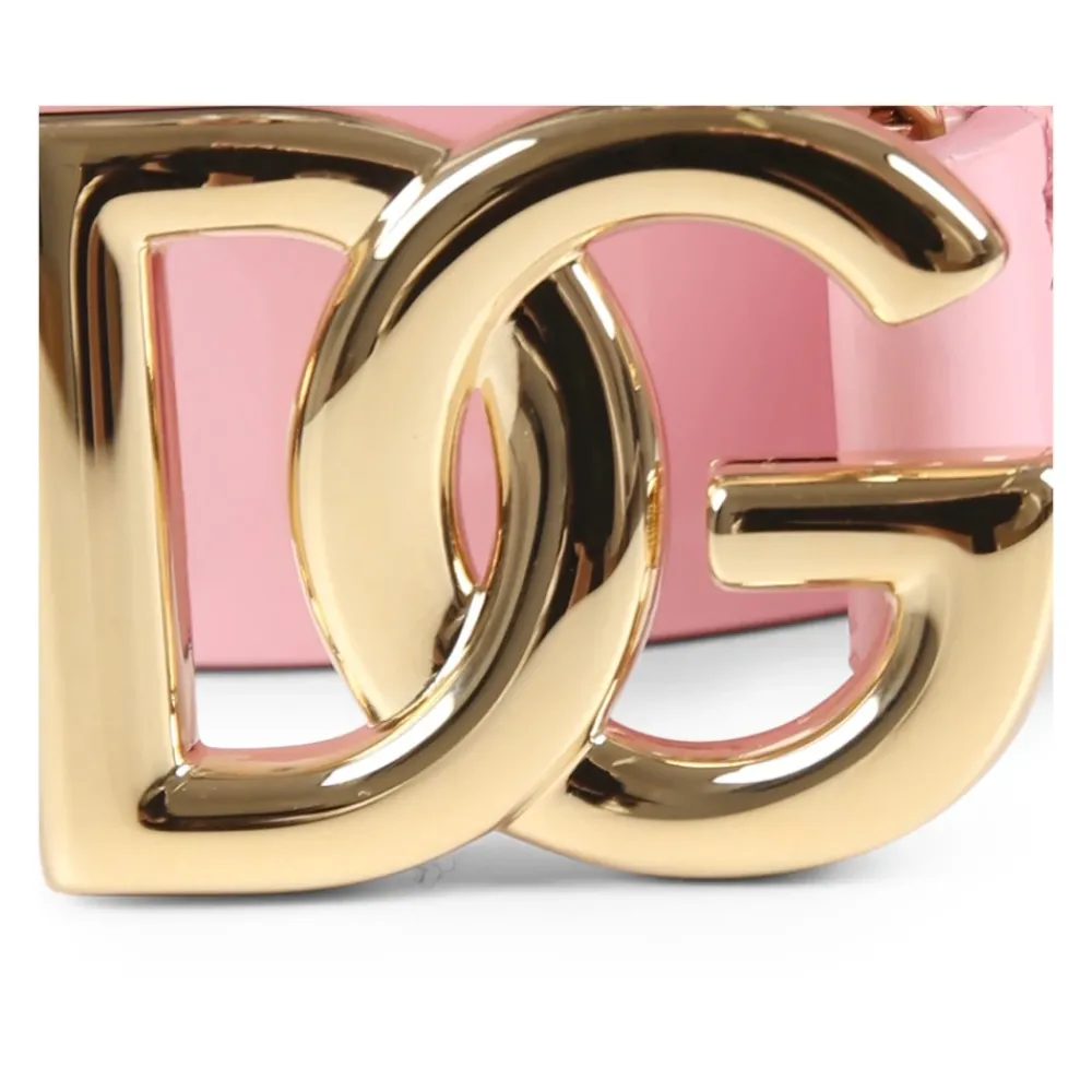 Dolce & Gabbana Patentleren Riem met Metalen Gesp