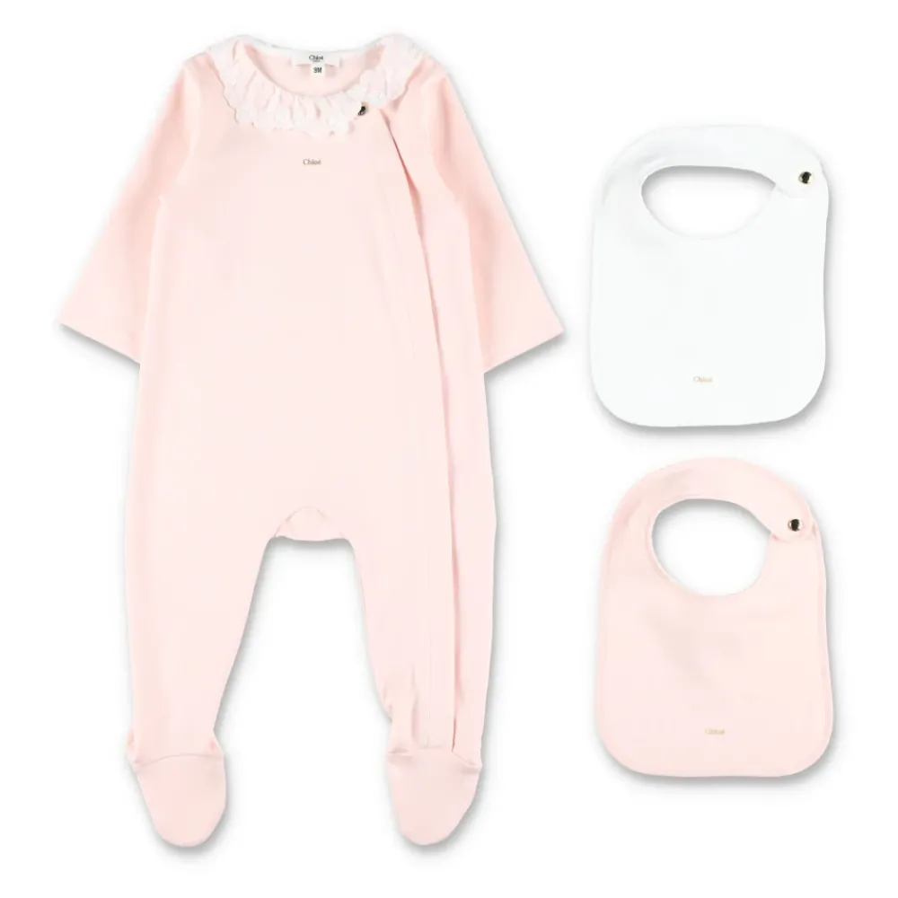 Chloé Poeder Overall Baby Geschenkset