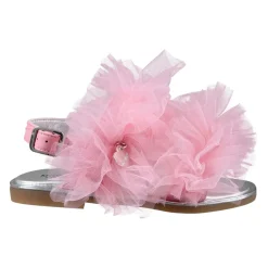 Monnalisa Tule Sandalen met Zilveren Hart