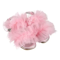 Monnalisa Tule Sandalen met Zilveren Hart