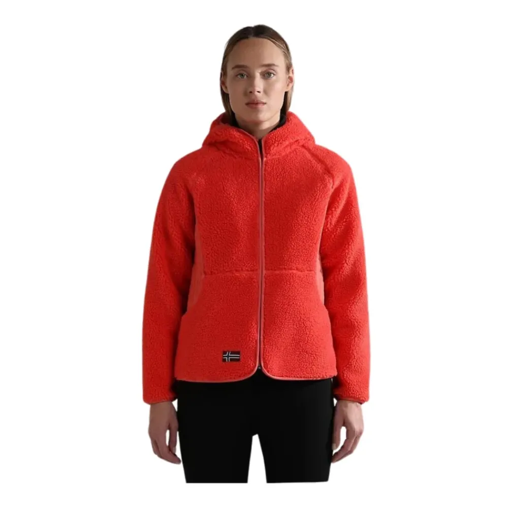 Napapijri Outdoorjassen^Yupik Fleece Hoodie met Rits