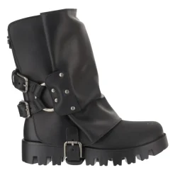 DAMES Dolce & Gabbana Rubberen en kalfsleren enkelboots