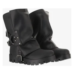 DAMES Dolce & Gabbana Rubberen en kalfsleren enkelboots