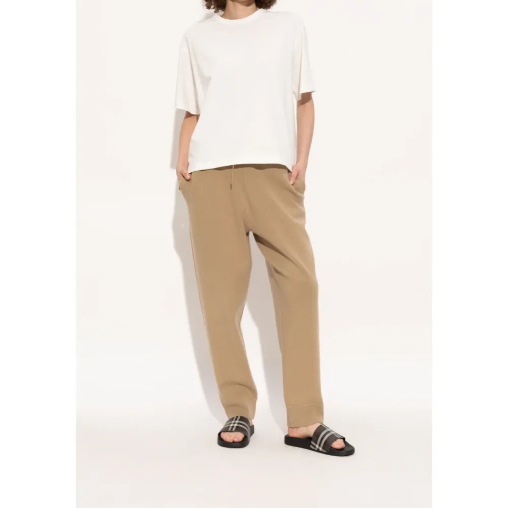 DAMES Burberry Slippers^Rubberen teenslippers