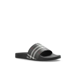 DAMES Burberry Slippers^Rubberen teenslippers