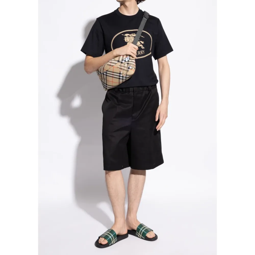 Heren Burberry Rubberen teenslippers