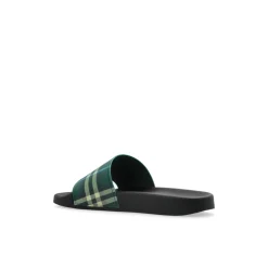 Heren Burberry Rubberen teenslippers