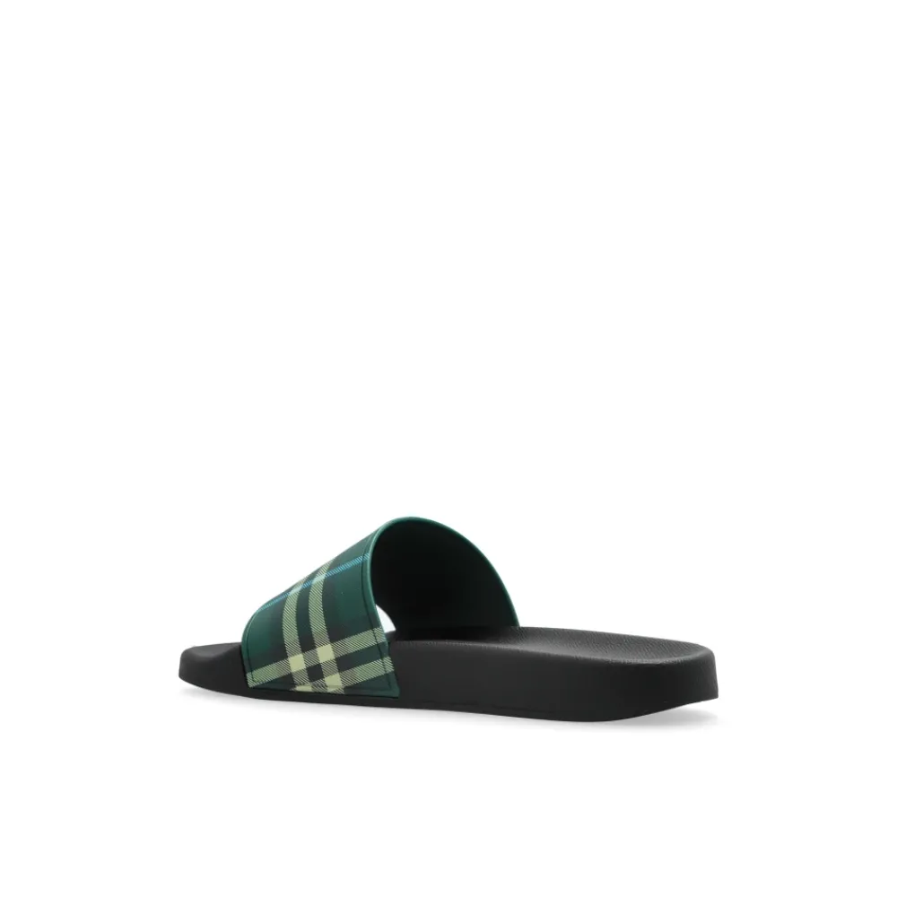 Heren Burberry Rubberen teenslippers