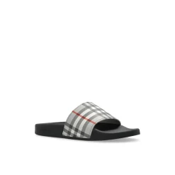 DAMES Burberry Slippers^Rubberen teenslippers