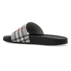 DAMES Burberry Slippers^Rubberen teenslippers
