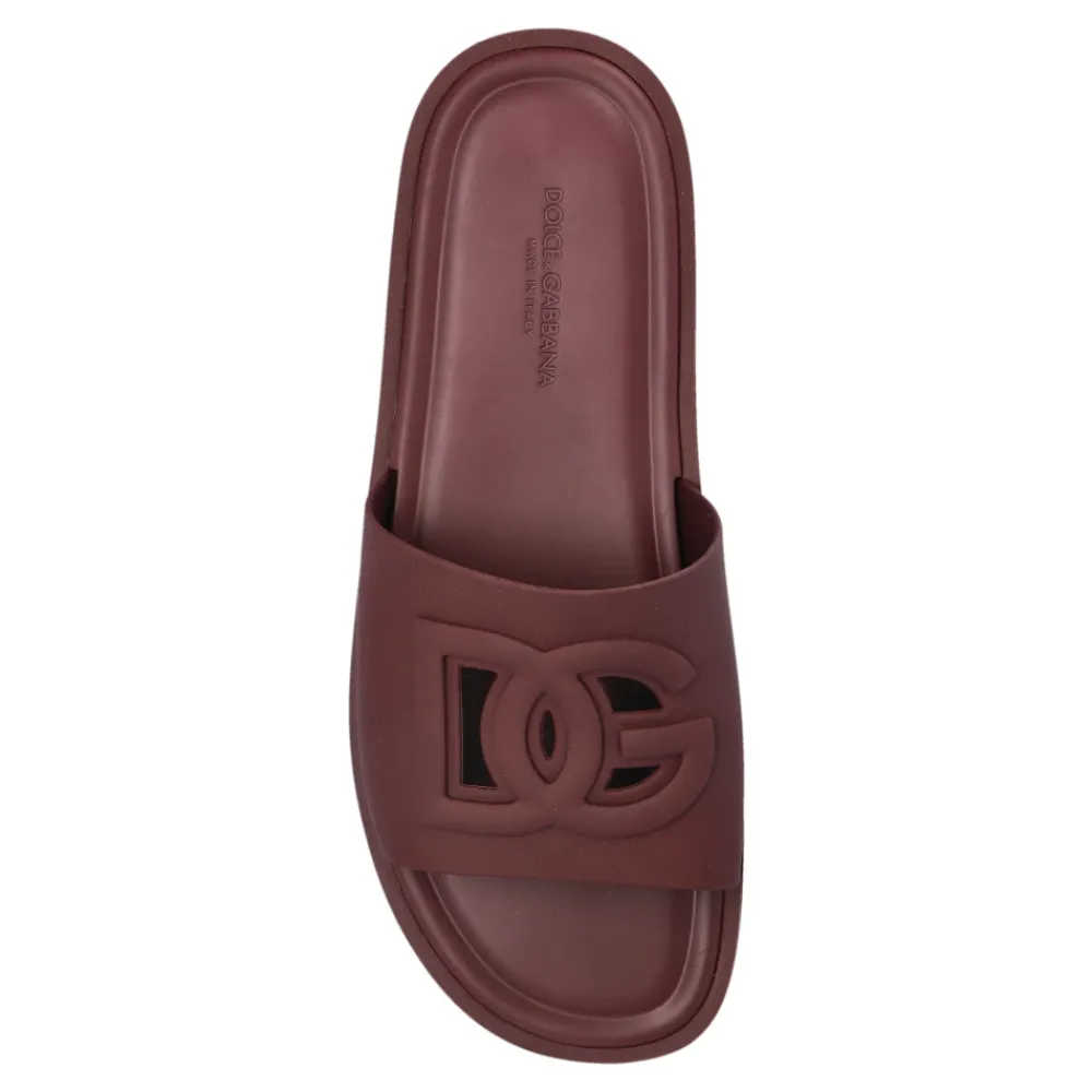 Heren Dolce & Gabbana Rubberen teenslippers met logo