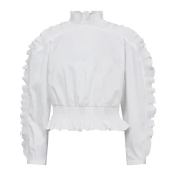 DAMES Co'Couture Ruffle Smock Blouse