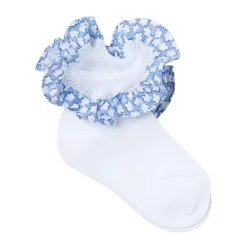 Il Gufo Ondergoed & Sokken^Ruffled Floral Cuff Socks