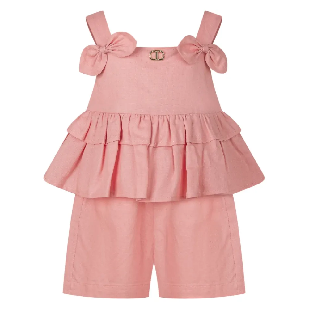 Twinset Ruffled Tank Top Jumpsuit