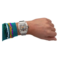 Heren Carlo Colucci RVS horloge met vouwsluiting