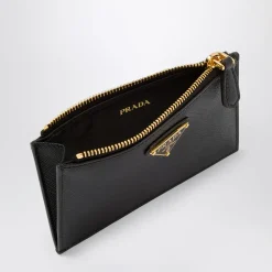 DAMES Prada Portefeuilles^Saffiano lederen kaarthouder