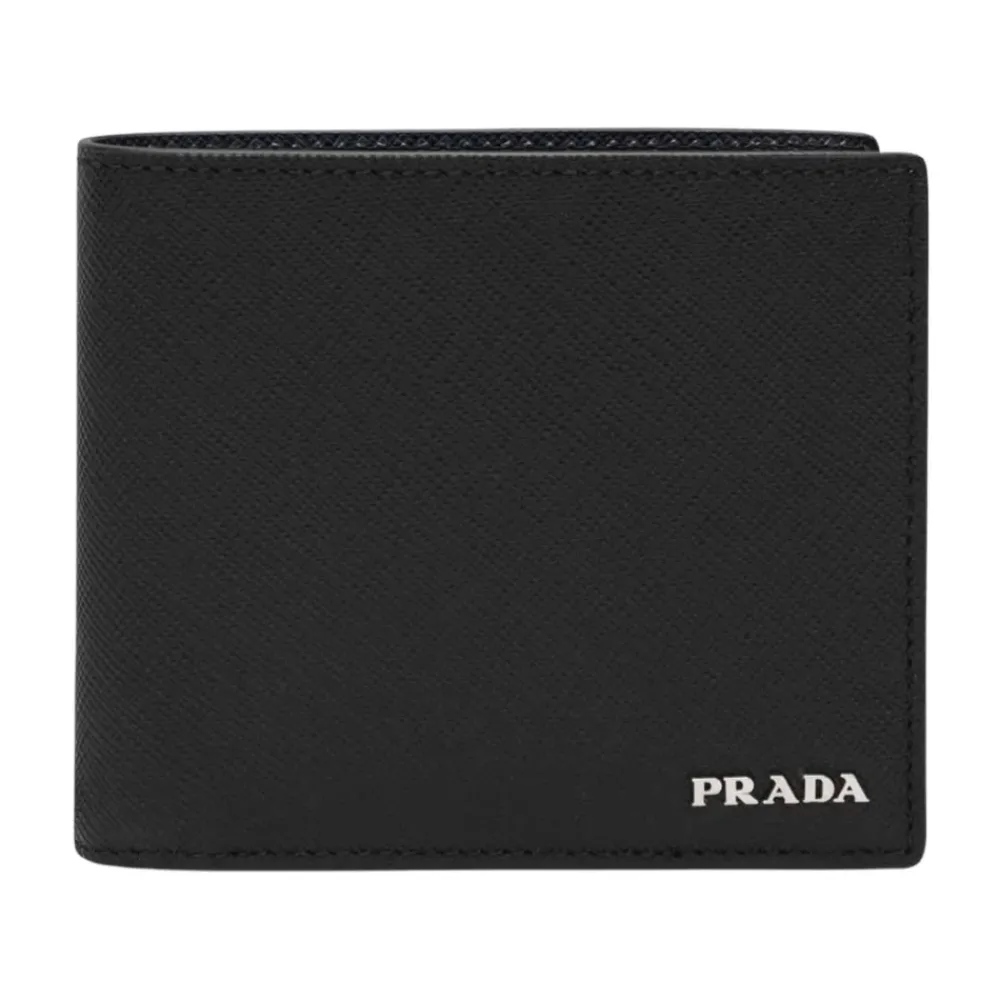 Heren Prada Saffiano Leren Portemonnee
