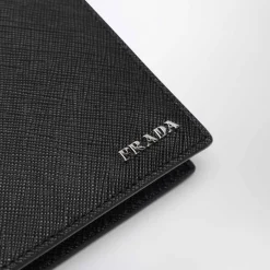 Heren Prada Saffiano Leren Portemonnee