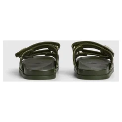 DAMES Gucci Slippers^Sandaal met Kristallen Dubbele G