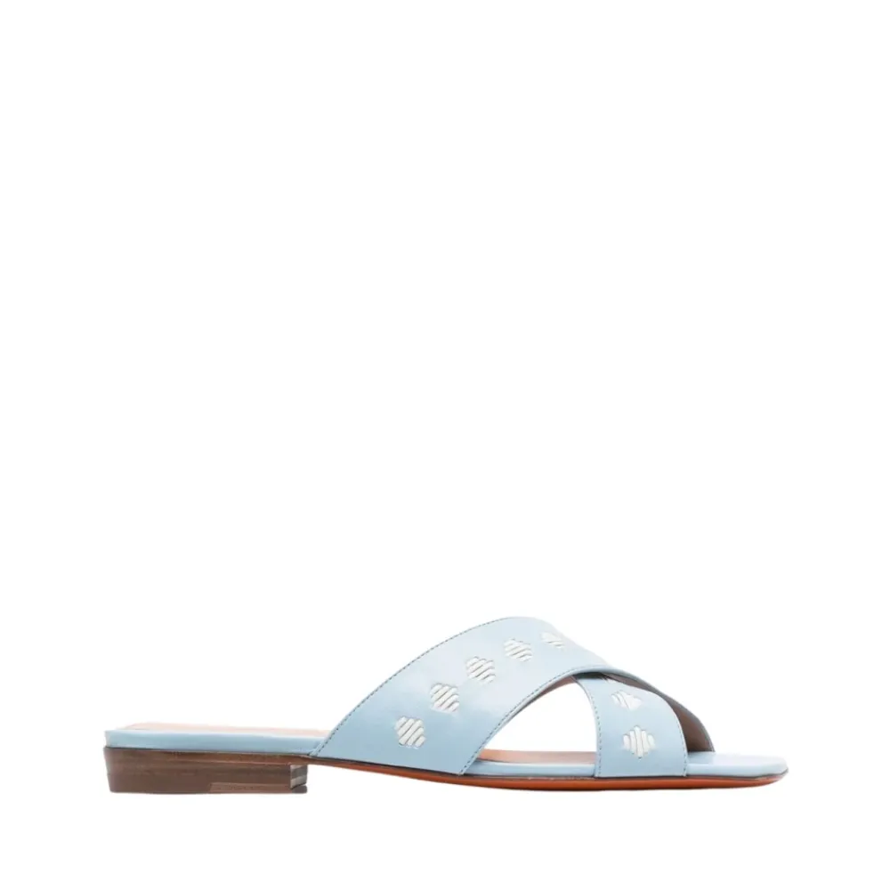 DAMES Santoni Sandalen met gekruiste bandjes