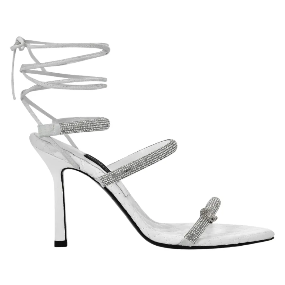 DAMES Philipp Plein Sandalen^Sandalen met kristallen veters