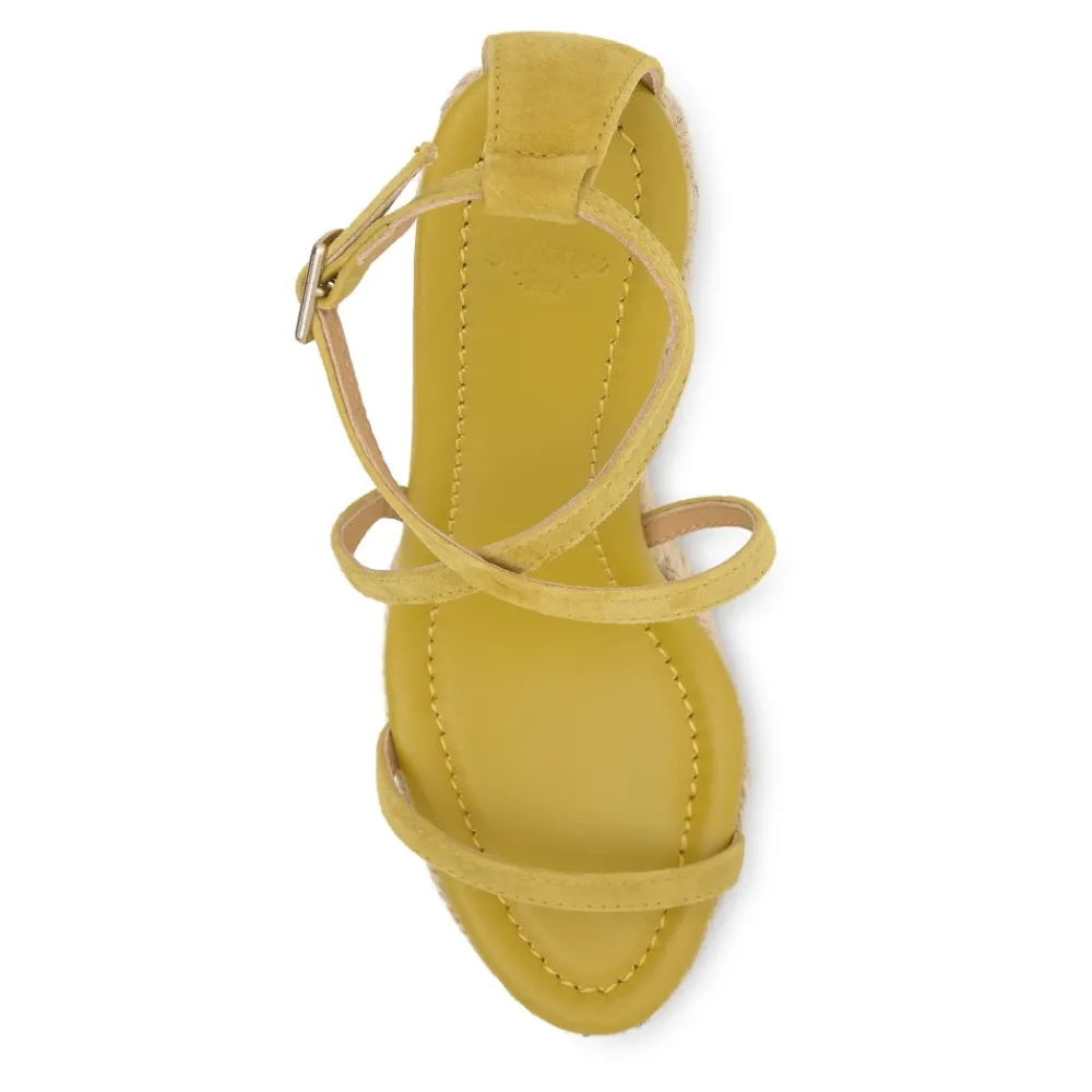 DAMES Castañer Sleehakken^Sandalen met sleehak