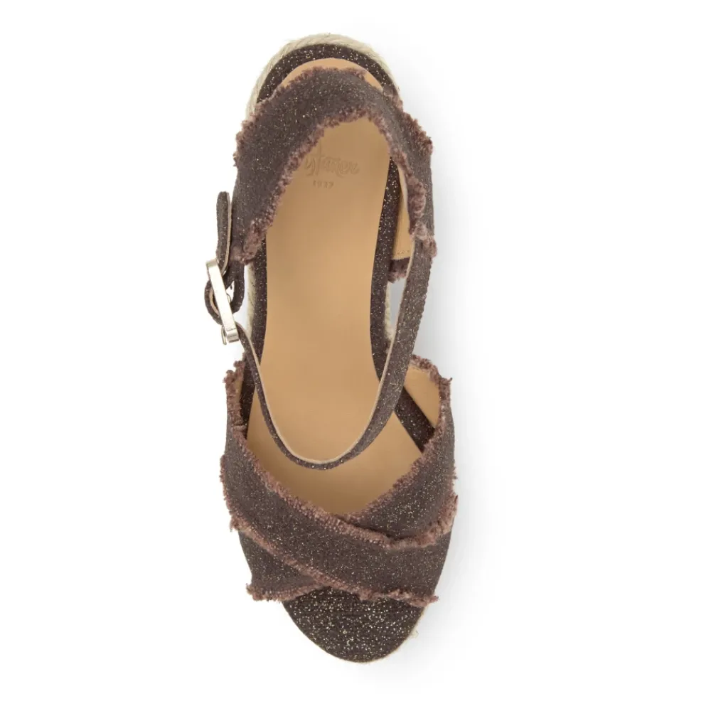 DAMES Castañer Sandalen met sleehak en 11 cm hak