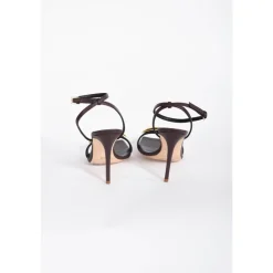 DAMES Elisabetta Franchi Sandalen^Sandalen met Stilettohak en Juweeldetail van Leer