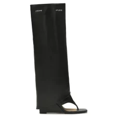 DAMES Kazar Studio Sandalen op een platform met een omhooggeklapte lange bovenkant