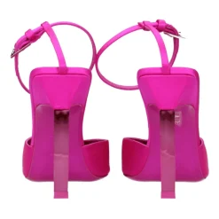 DAMES The Attico Pumps^Satijnen Stiletto Hak Sandalen