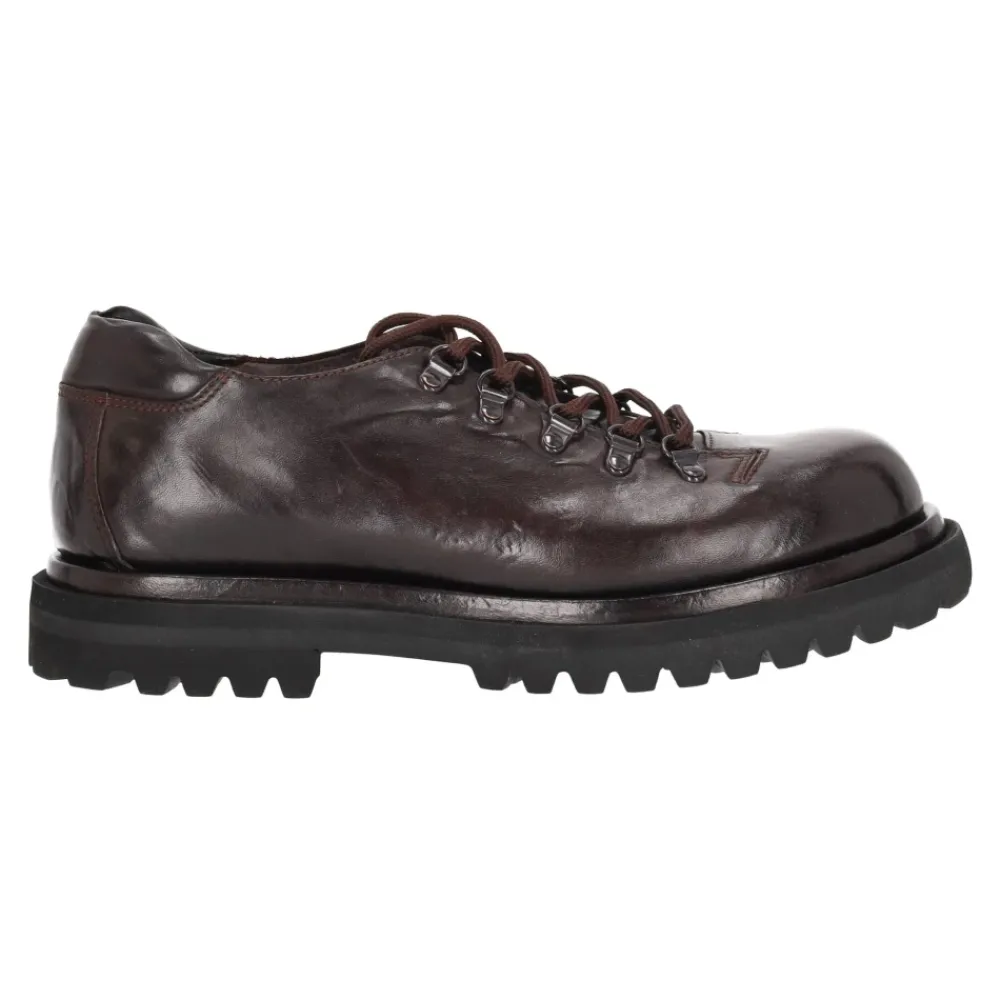 Heren Officine Creative Instappers & Slip Ons|Nette Schoenen^Scarpa rocciatore basso in pelle fondo St Moritz