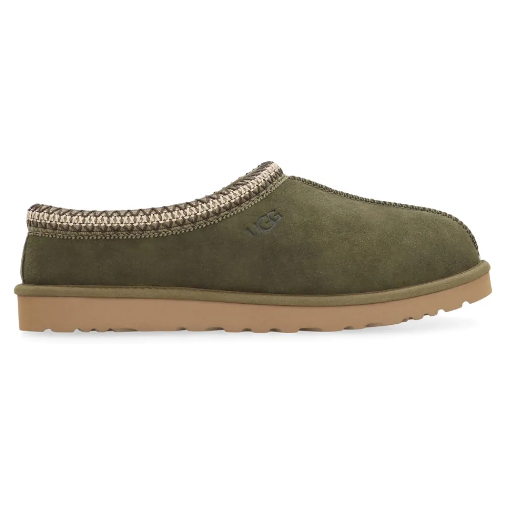 Heren UGG Pantoffels^Schapenvacht en Suède Sabot Pantoffels