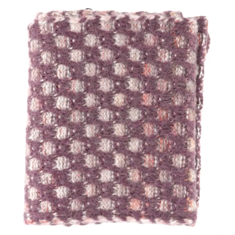 Heren Roberto Collina Sciarpa in lana-alpaca a nido d'ape