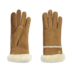 DAMES UGG Seamed Tech Handschoenen Chestnut
