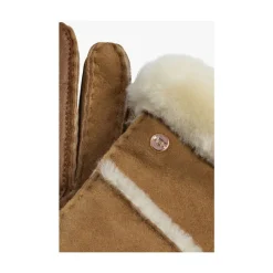 DAMES UGG Seamed Tech Handschoenen Chestnut
