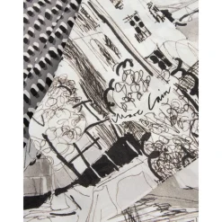 DAMES Marc Cain Seidenschal mit Print-Mix