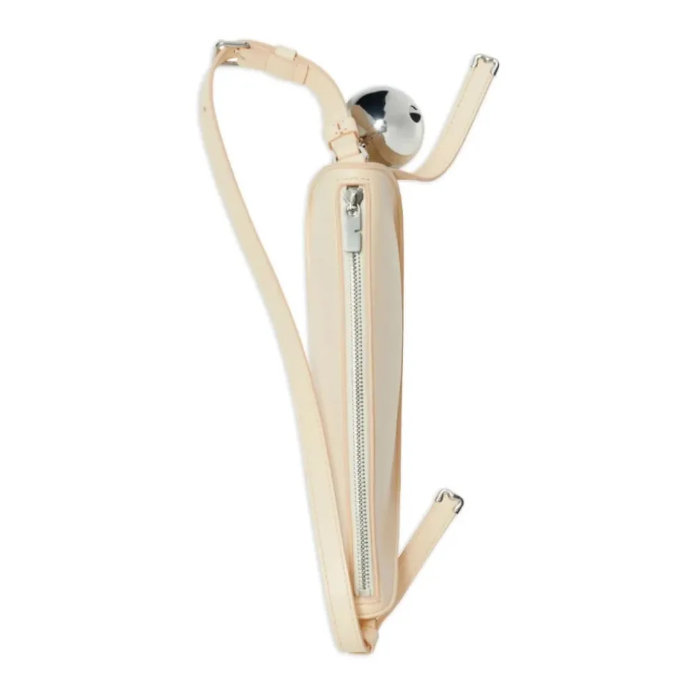 DAMES Burberry Shield Sling Mini Pearl Tas