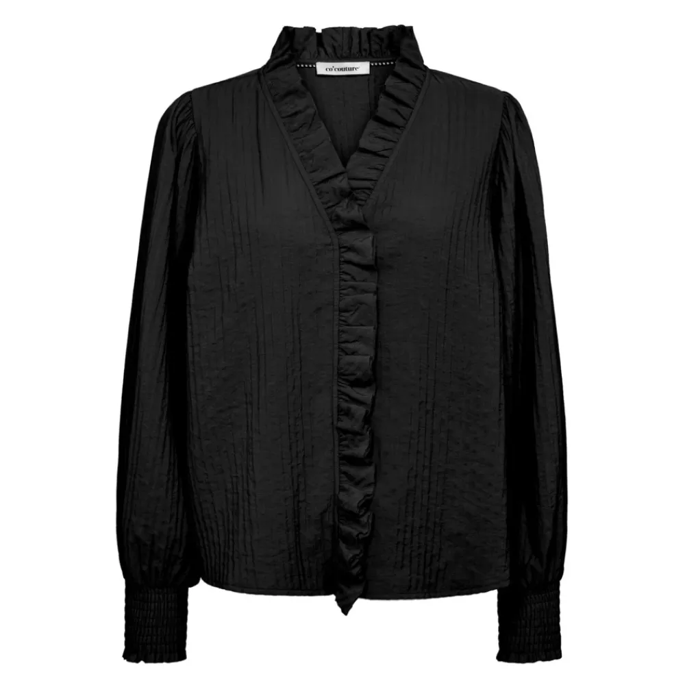DAMES Co'Couture ShinaCC Frill LS Shirt Bluse