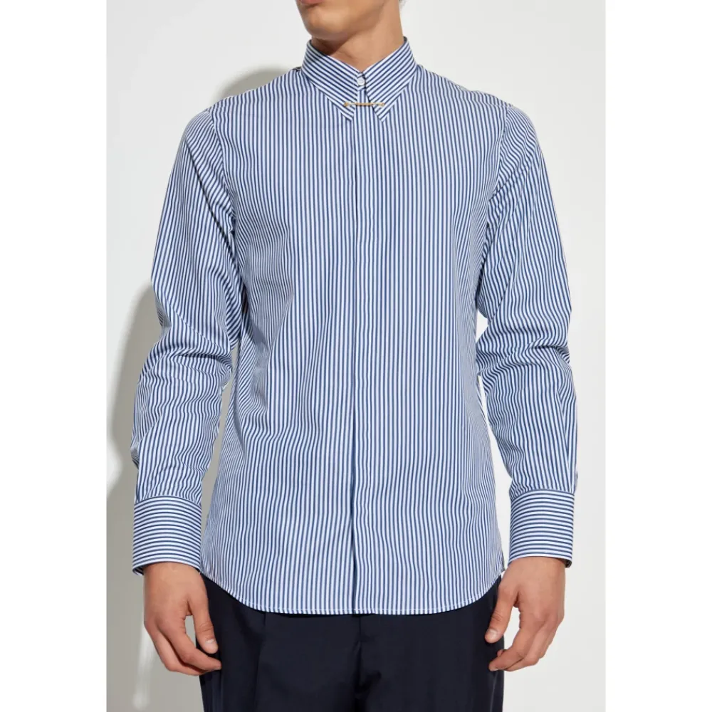 Heren Dsquared2 Overhemden^Shirt met gestreept patroon
